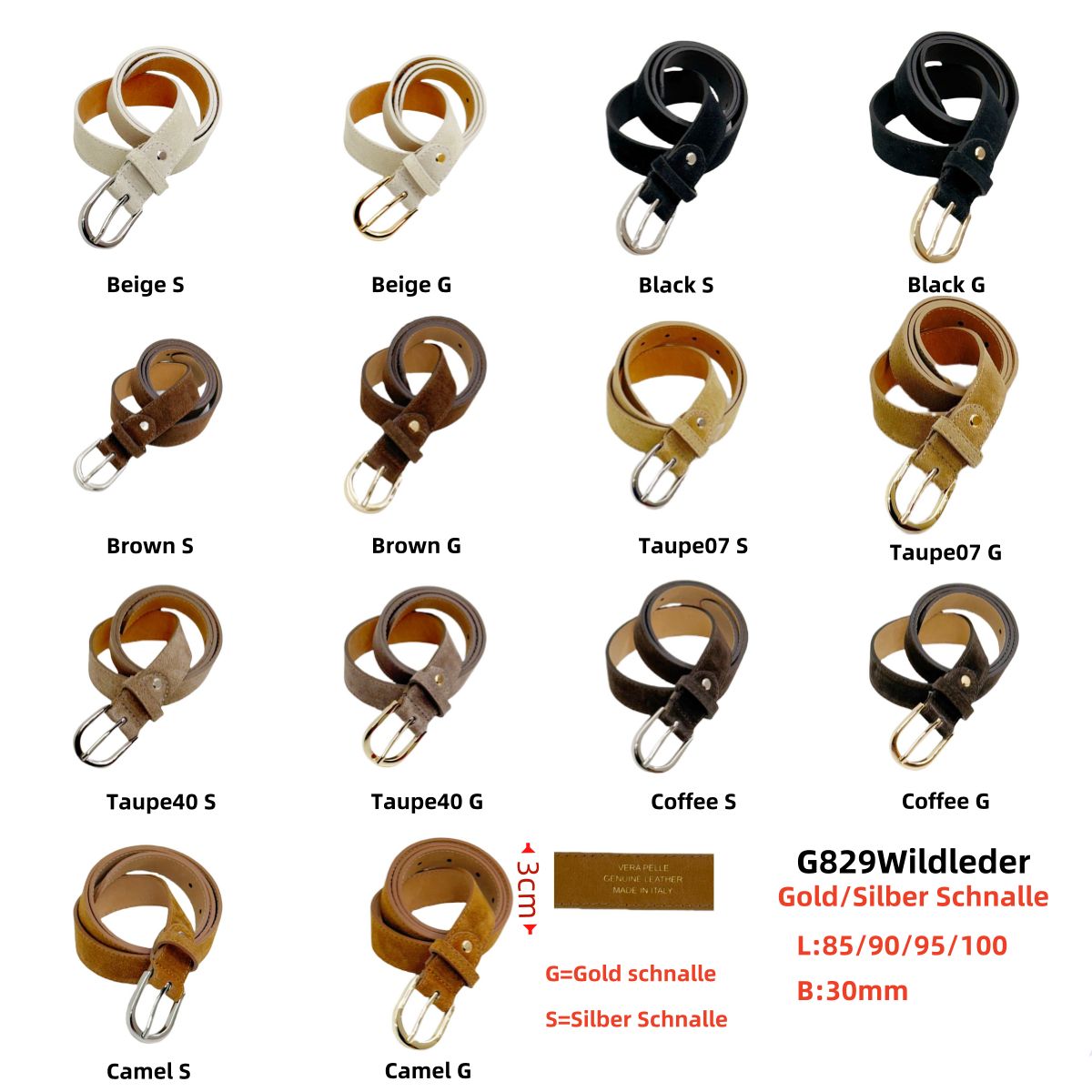 Leder Gürtel